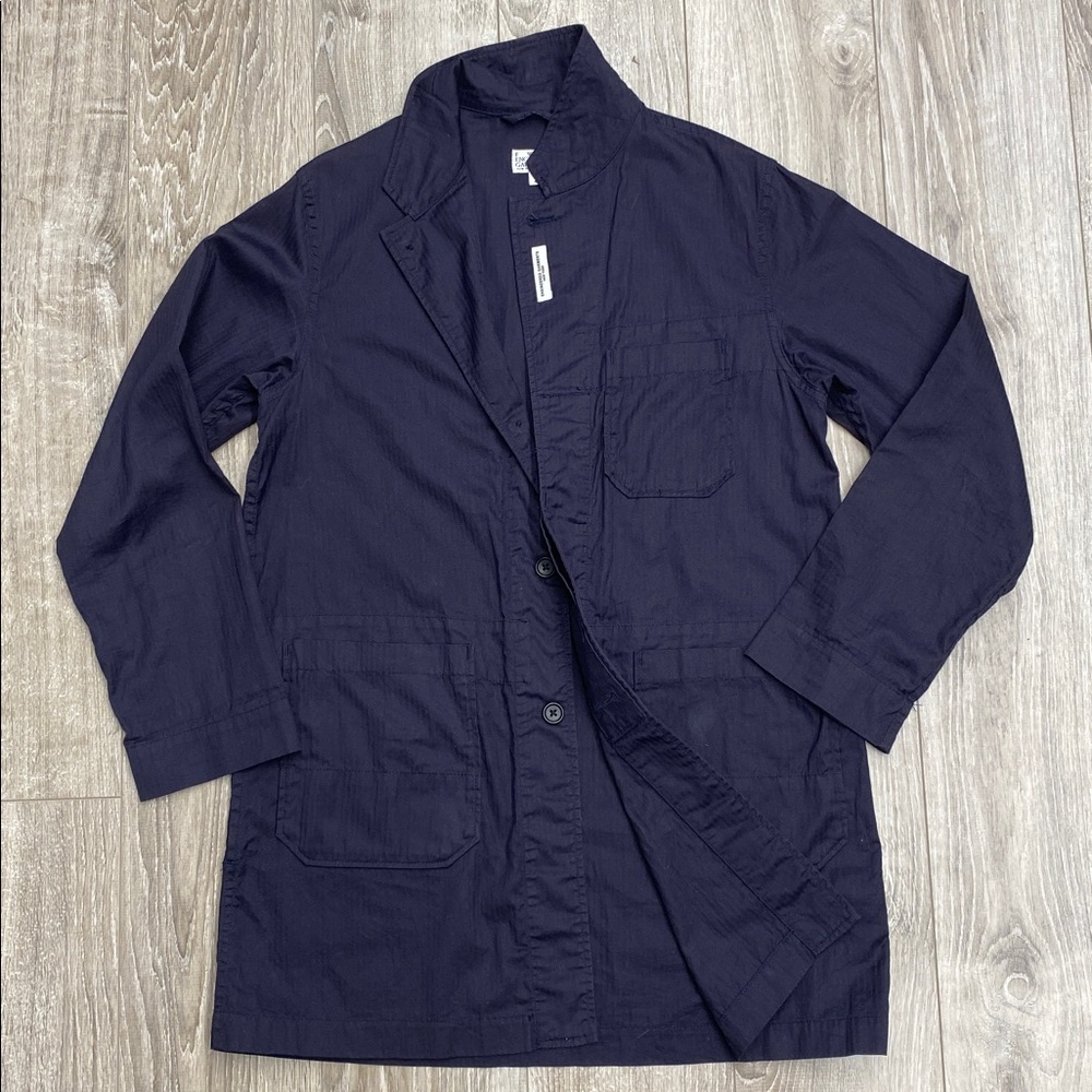 Engineered Garments jacket size Small (2) men’s or women’s - navy, unlined.